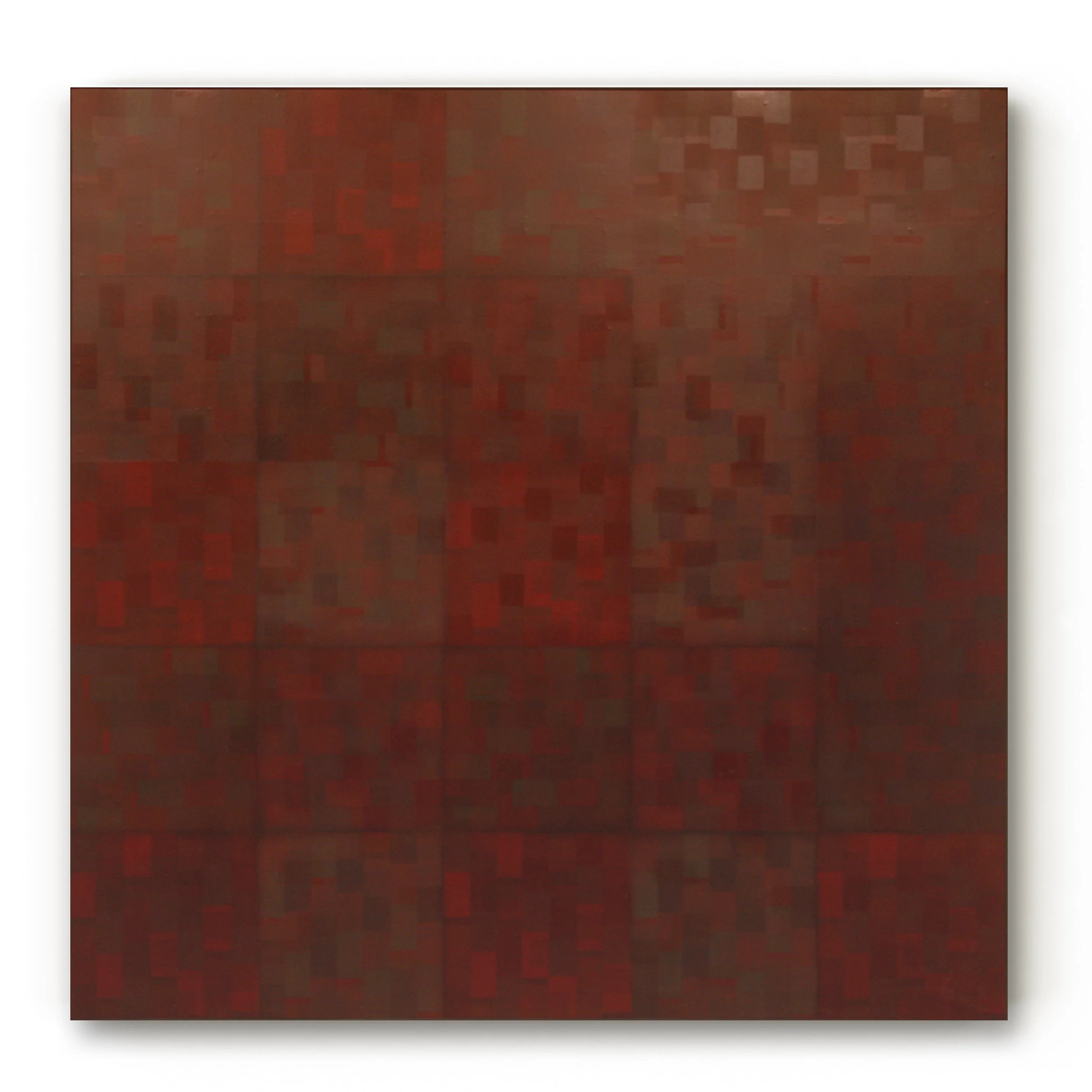Beyond the Surface oil glazing on gesso 140 x 140 cms