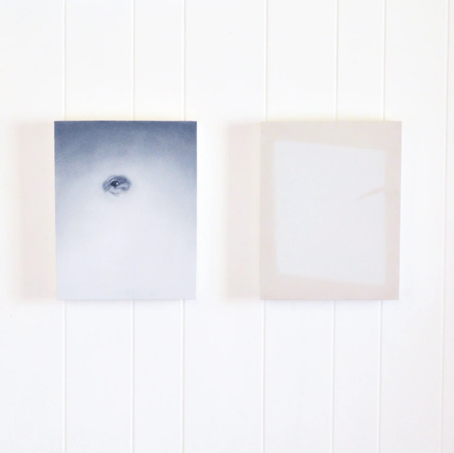 Untitled (Grey) & Untitled (Beige) Install