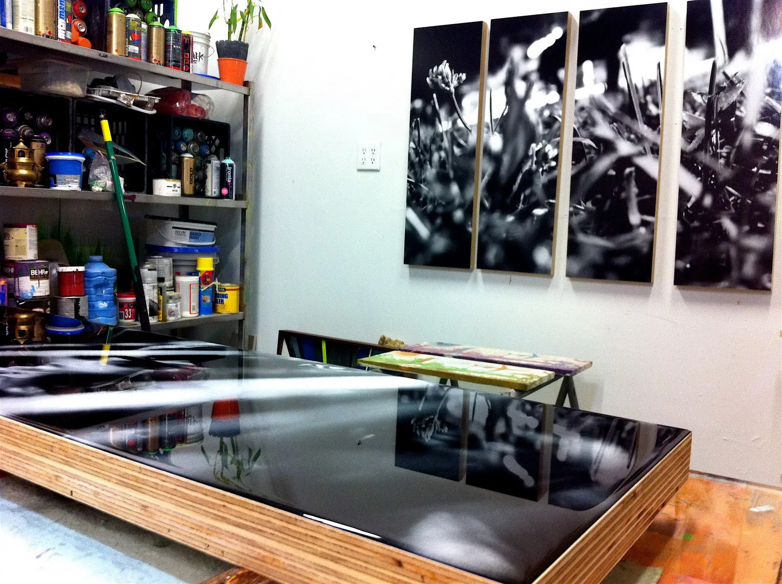 Bed of Blades (detail), 2010.  King Terminal Studios