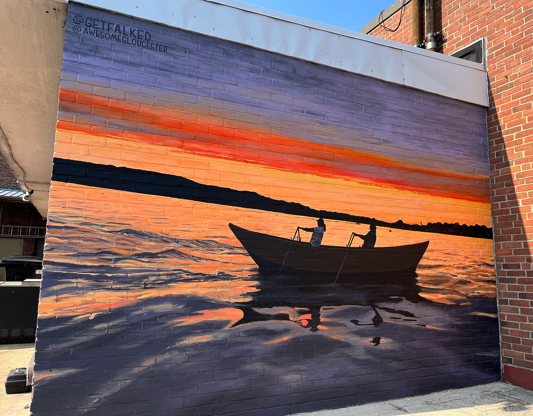 Dory - 2025,  12' x 9' , Acrylic on Masonry