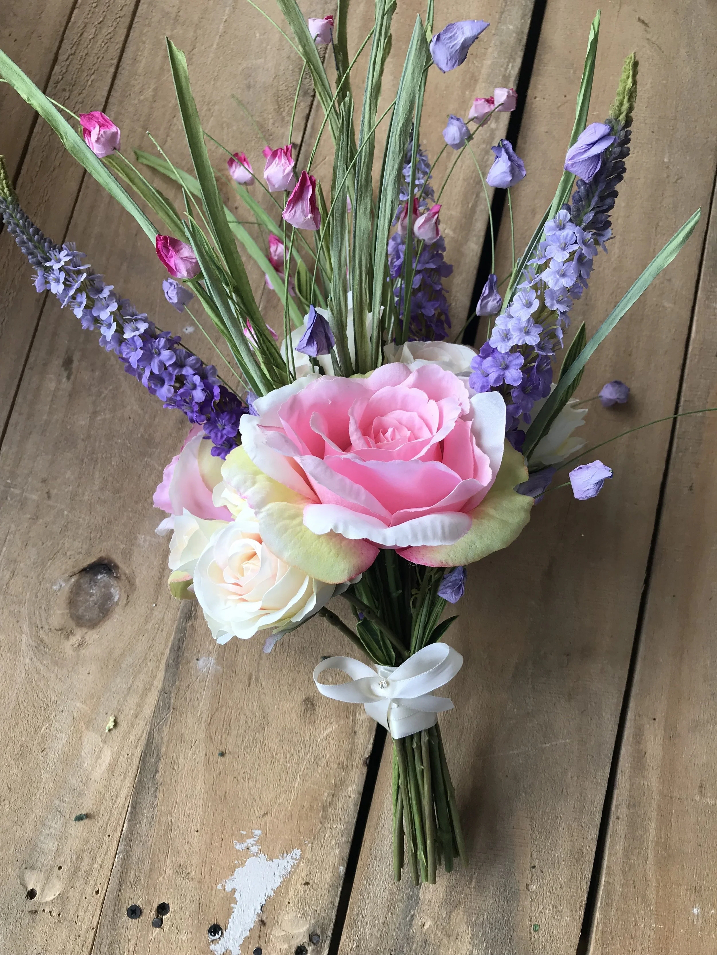 'Donna' Hand Tie Wild Mix Bouquet