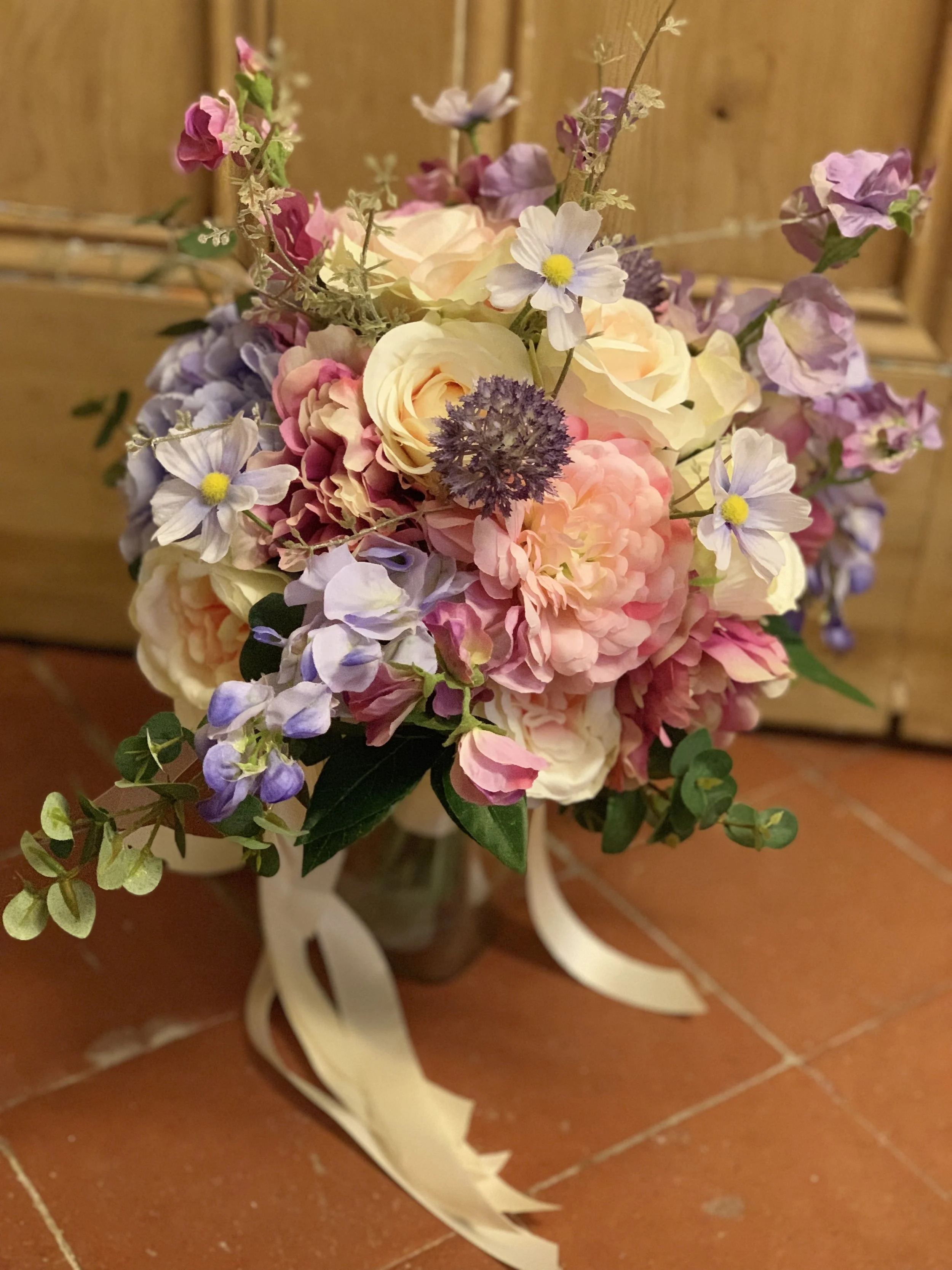 'Danielle' All Round Silk Bridal Bouquet