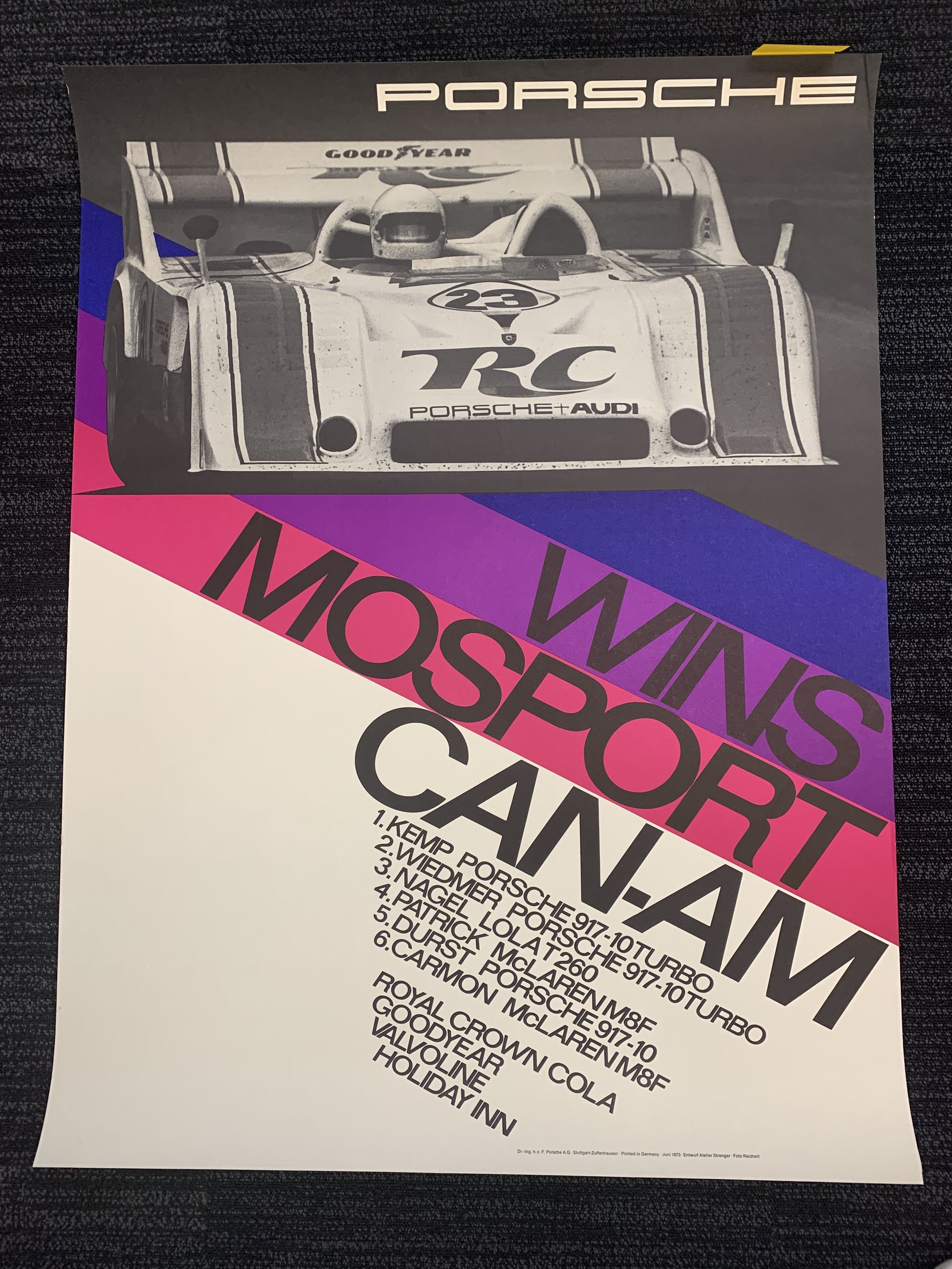 Porsche Wins Mosport CAN-AM 1973