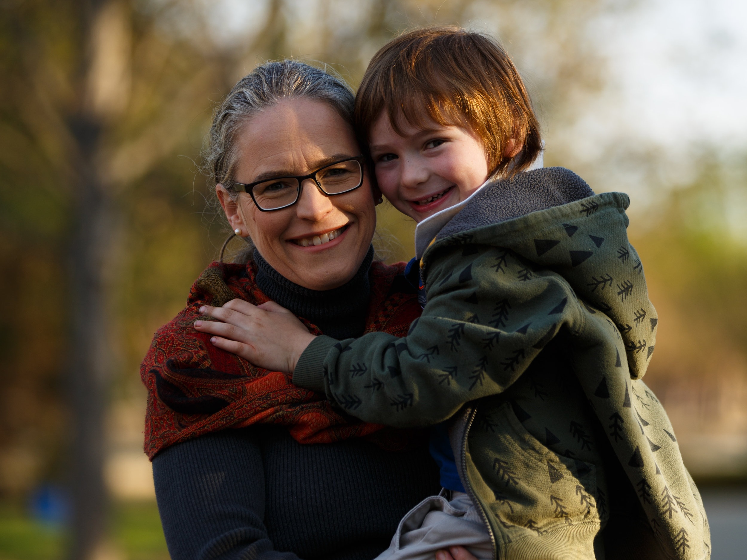 Carolyn Bourdeaux and Nathan