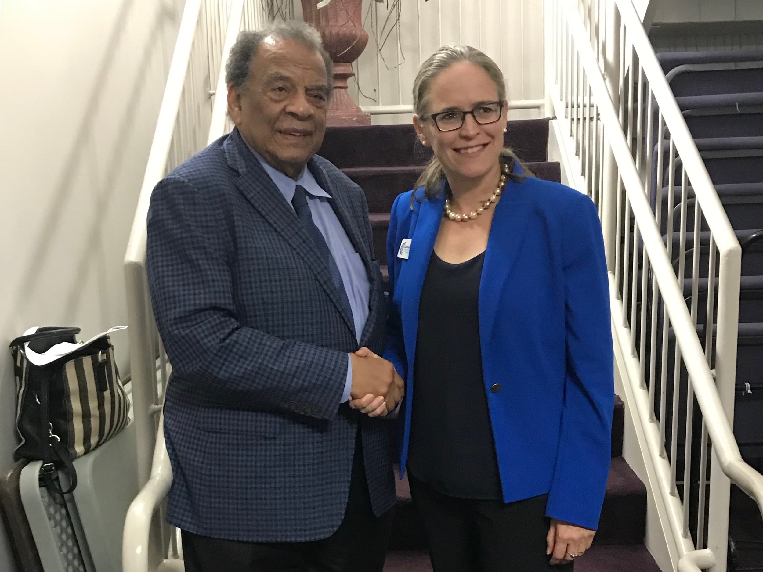 Carolyn Bourdeaux & Andrew Young