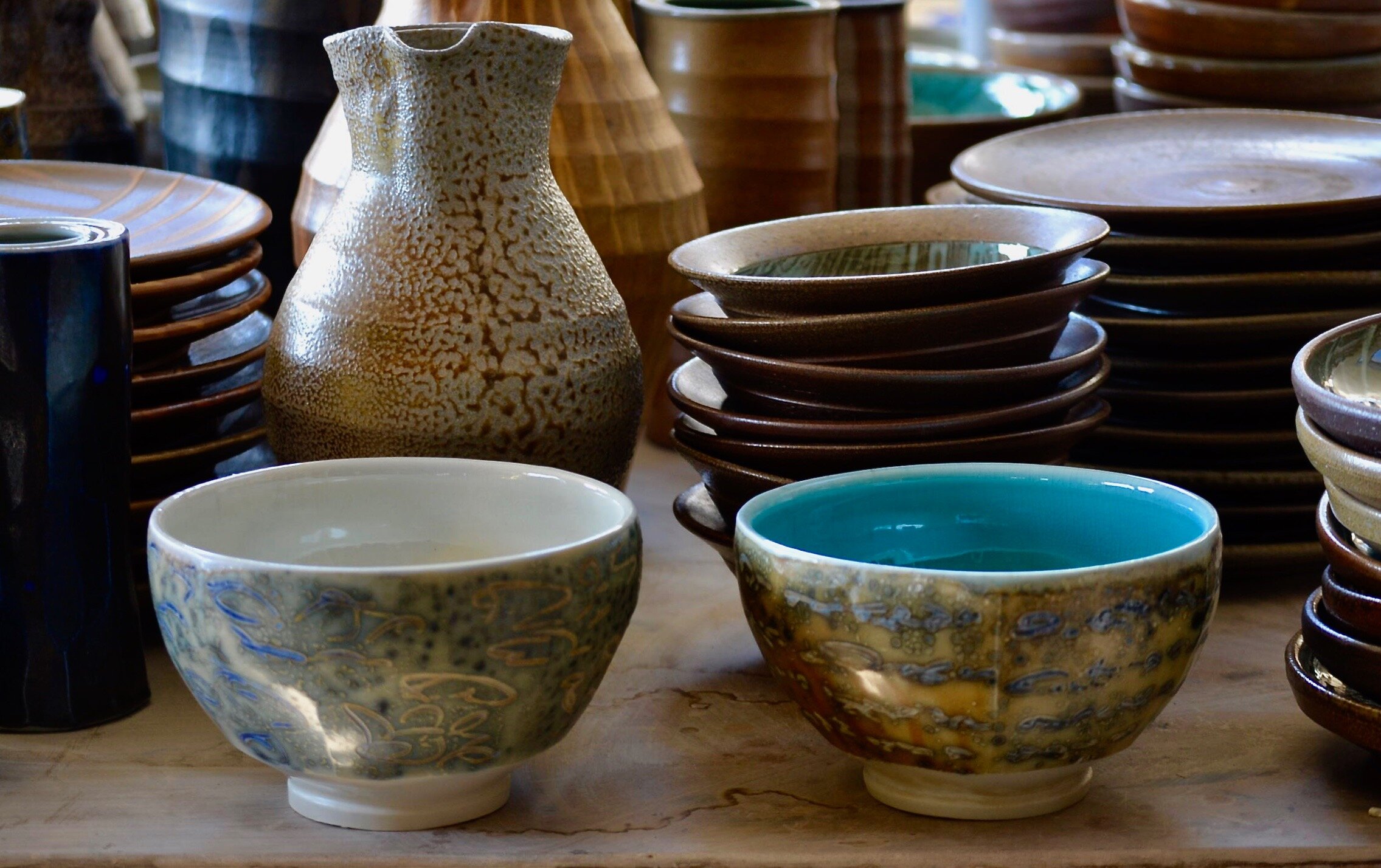 faceted Porcelain Bowls, May 2020