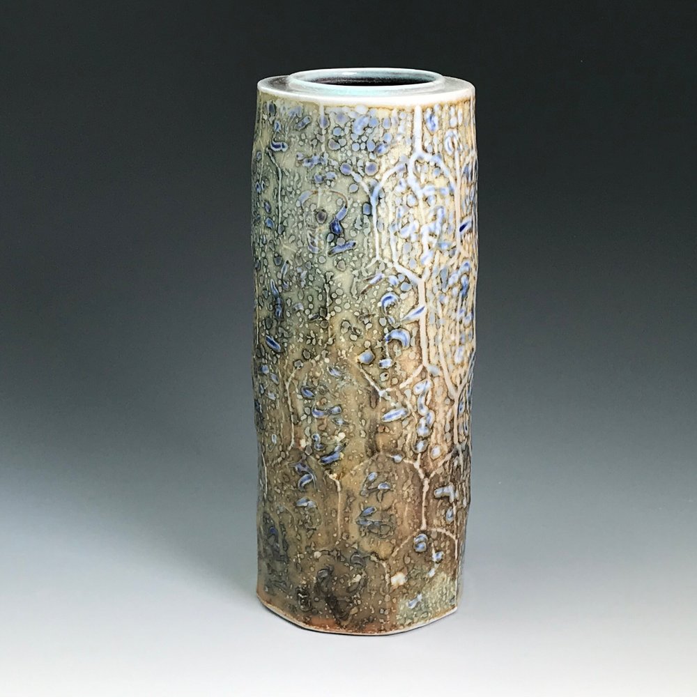 工芸品  Pampula vase 90mm 8 in. Cylinder Flower Vase Modern White Ceramic Vase Home