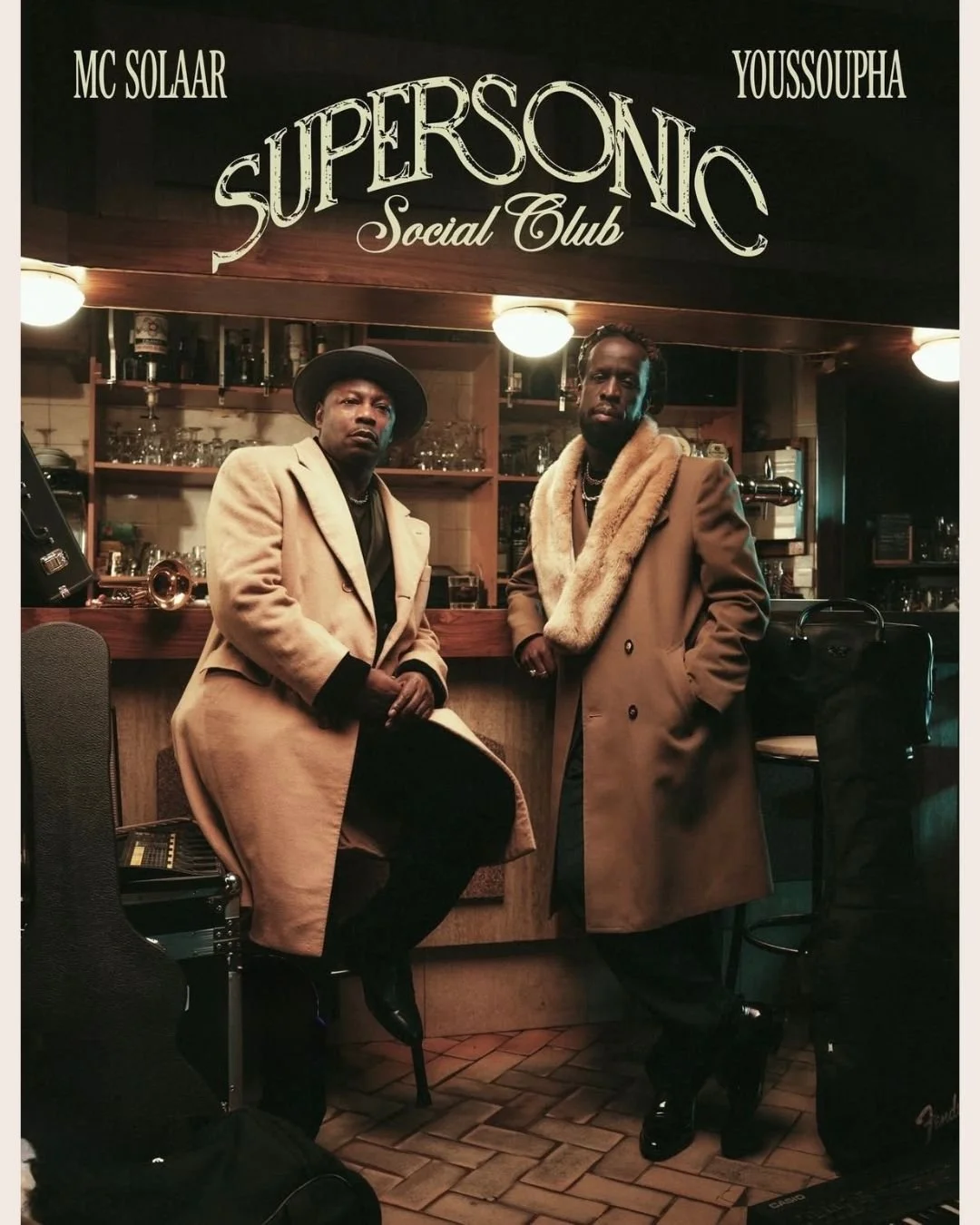MC Solaar et Youssoupha portant des créations de designers français pour le shooting Ultra Lyrique.