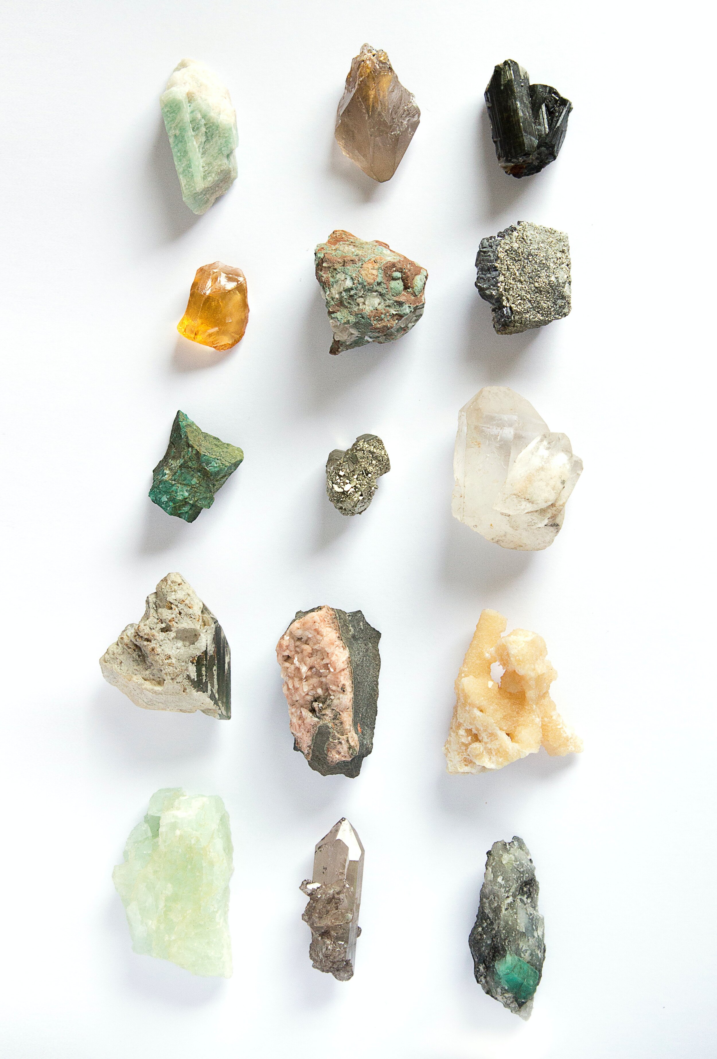 La couleur des pierres précieuses et des pierres fines