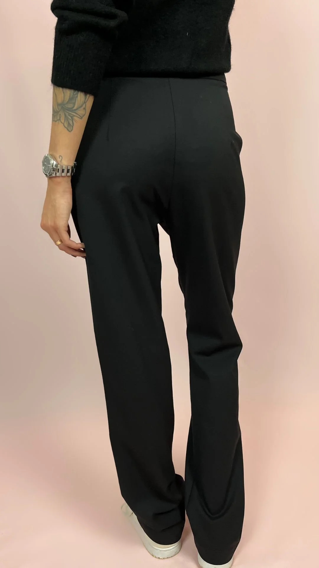 pantalon laine femme