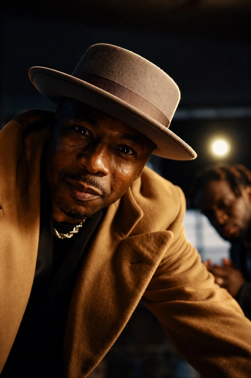 Chapeau créé par Odèle Paris porté par MC Solaar lors du shooting Ultra Lyrique.