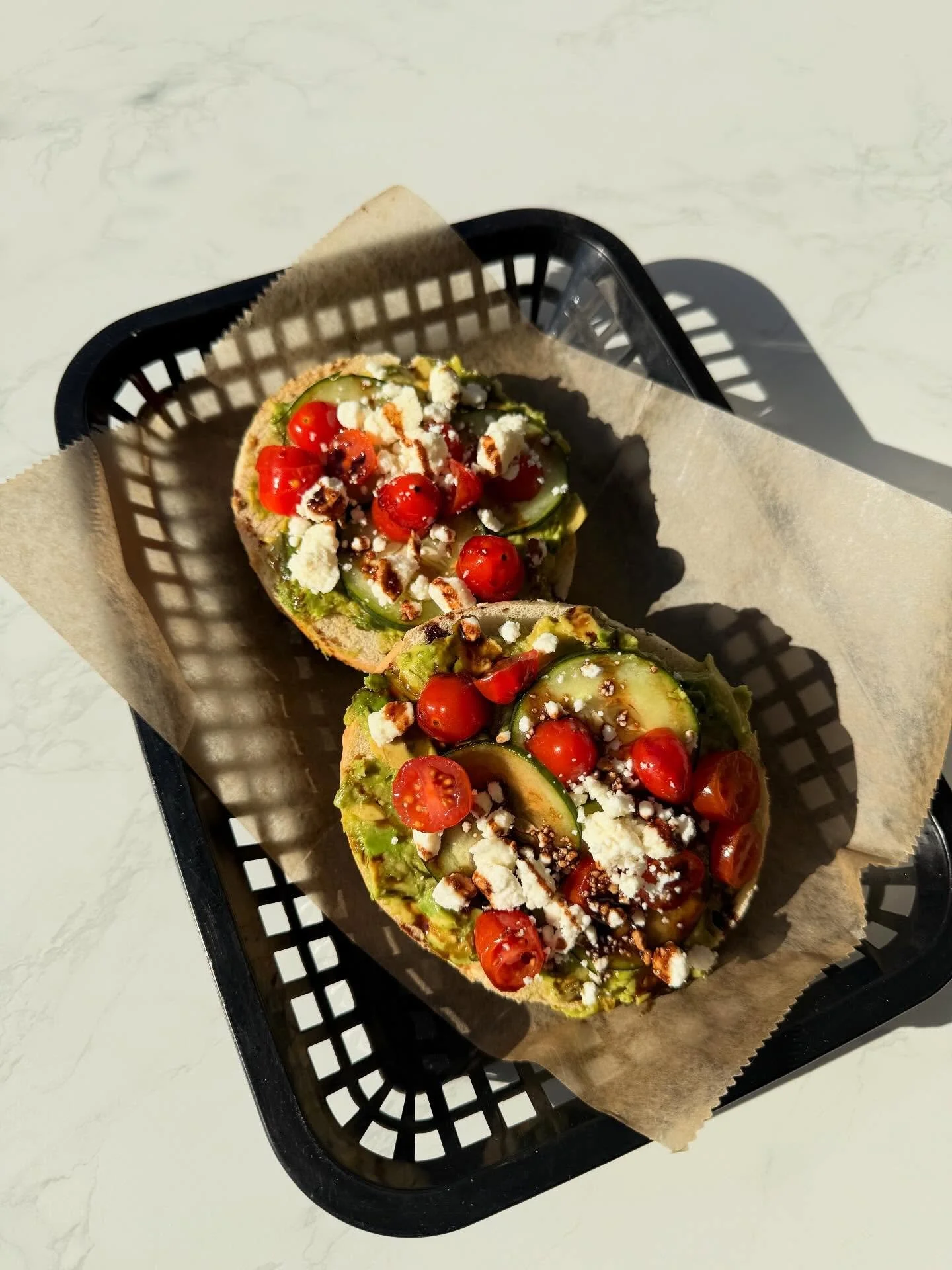 Winter weather calls for warm flavors and a cozy seasonal menu! Your new favorites are available Wednesday ❄️ See below for more information!

☃️evergreen toast: avocado, cucumber, tomato, feta, balsamic drizzle, and red pepper flakes
☃️ricotta cranb