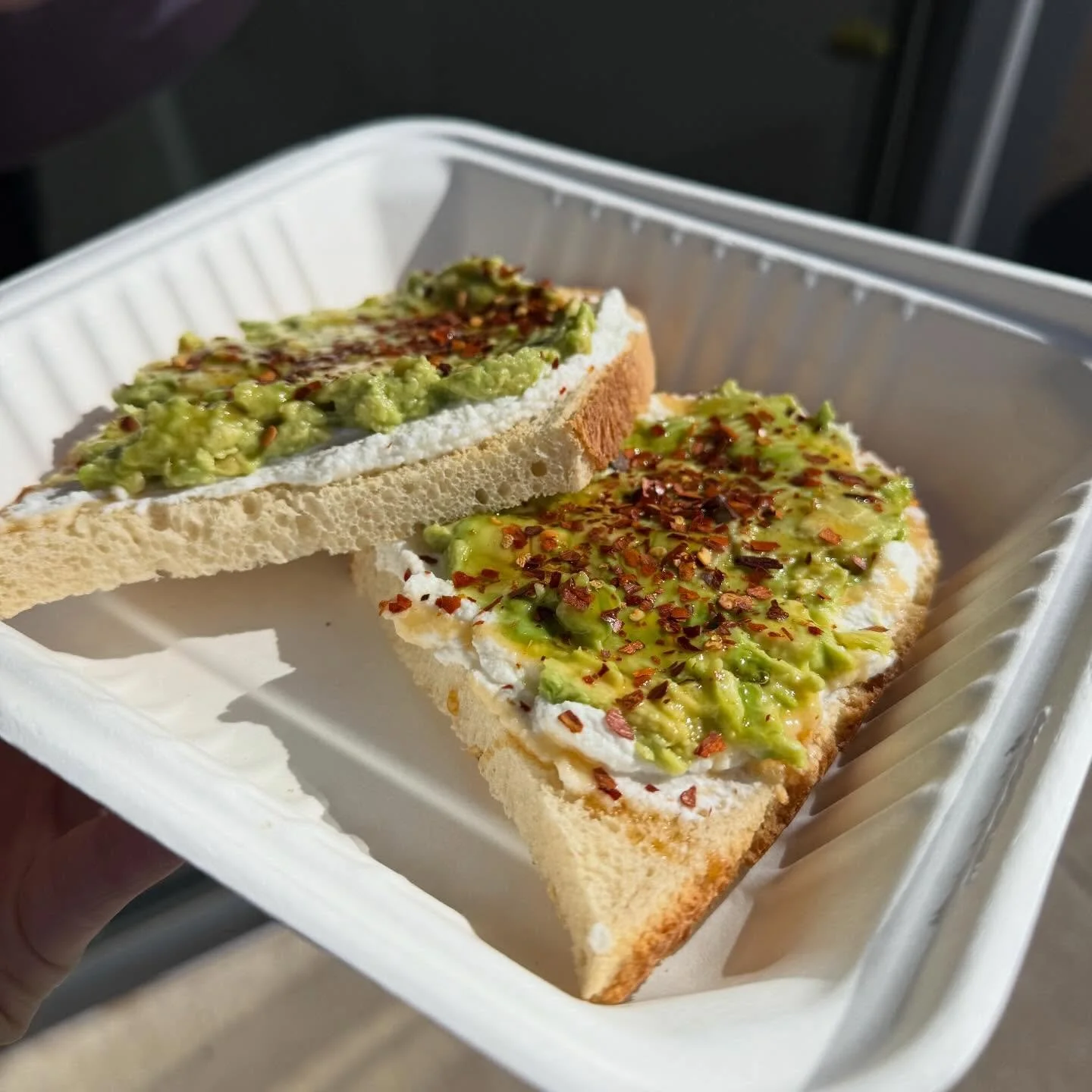 Proof that toast can be a personality trait🍯🌶️🥑

ft. the avo &amp; ricotta