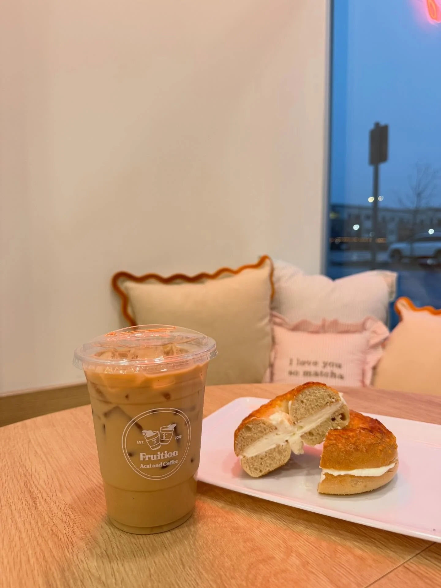 Monday-Wednesday 6am-9am come and get a FREE bagel w/ cream cheese. All you need to do is purchase a latte! The best combo for your morning commute 🥯 ☕️