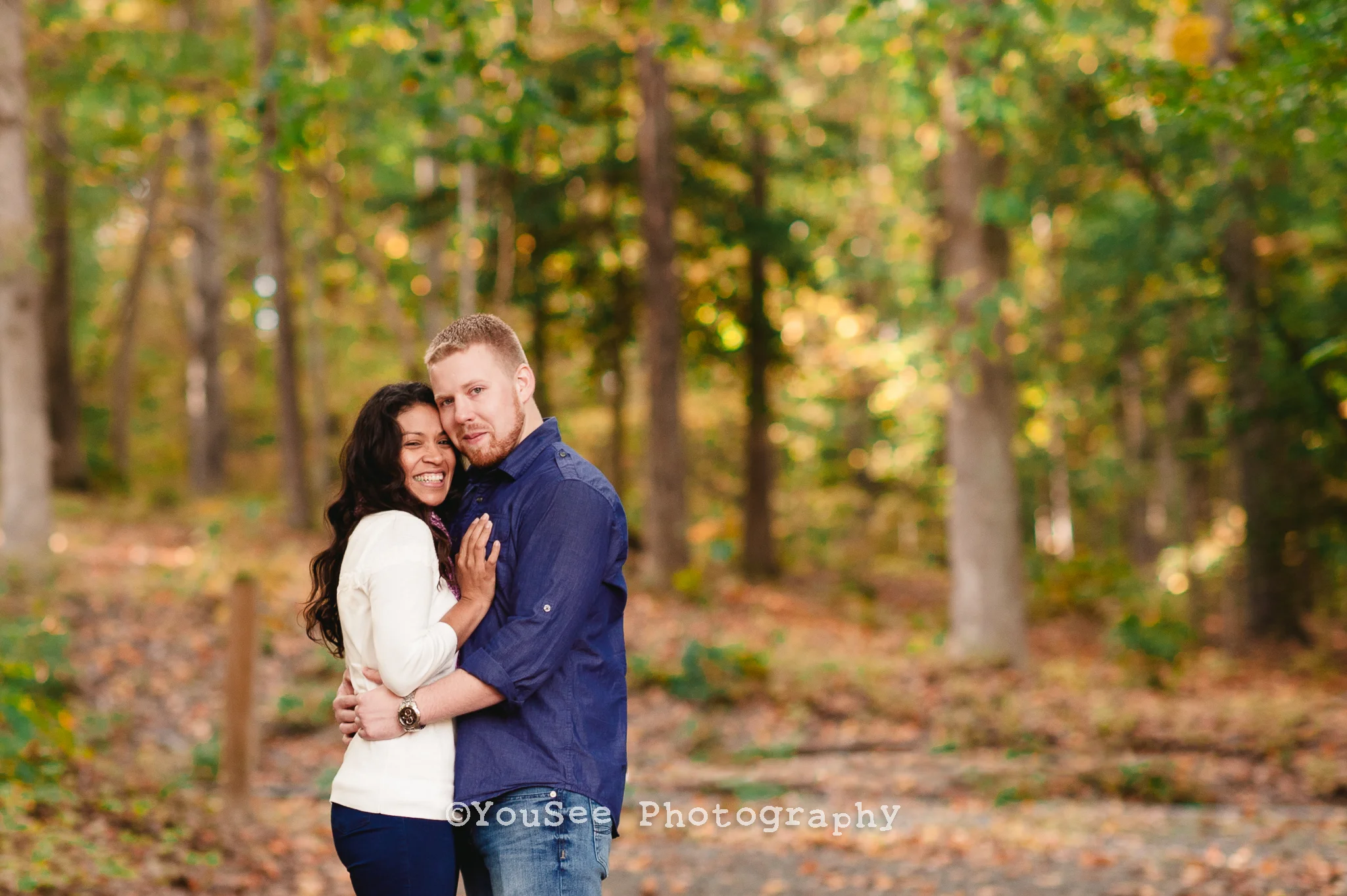 Paula &amp; Logan | Fall Engagement Photos in Quantico, VA | Fredericksburg Photographer
