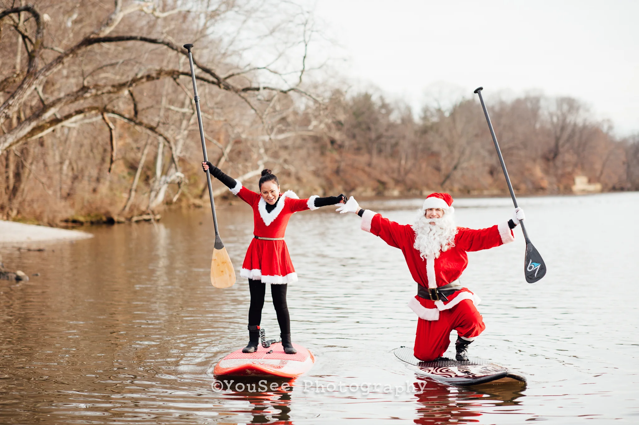Soon to be Mr. &amp; Mrs. Santa Claus || Occoquan Engagement || Northern Virginia Photographer