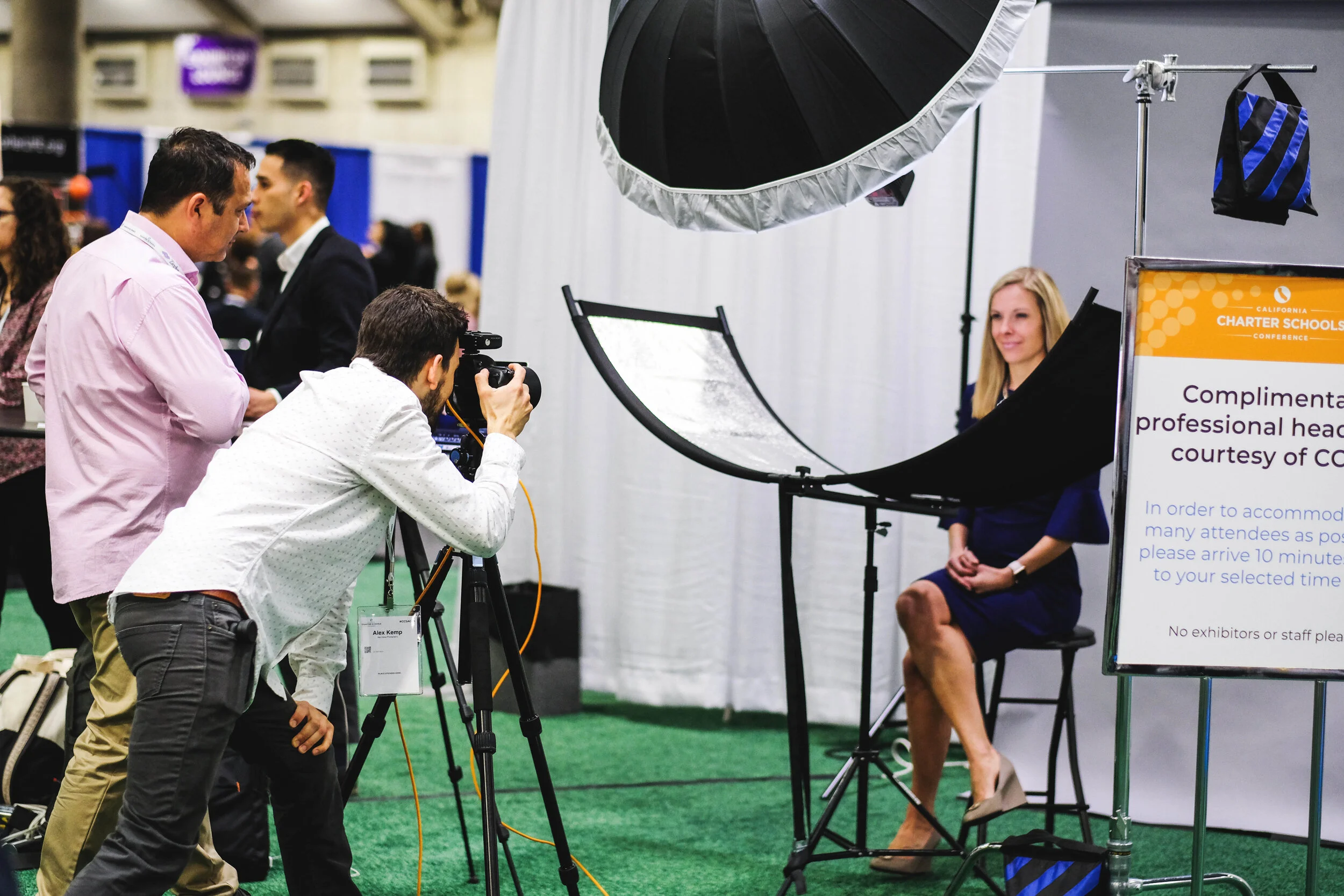 Professional Headshot Booth for Events and Tradeshows