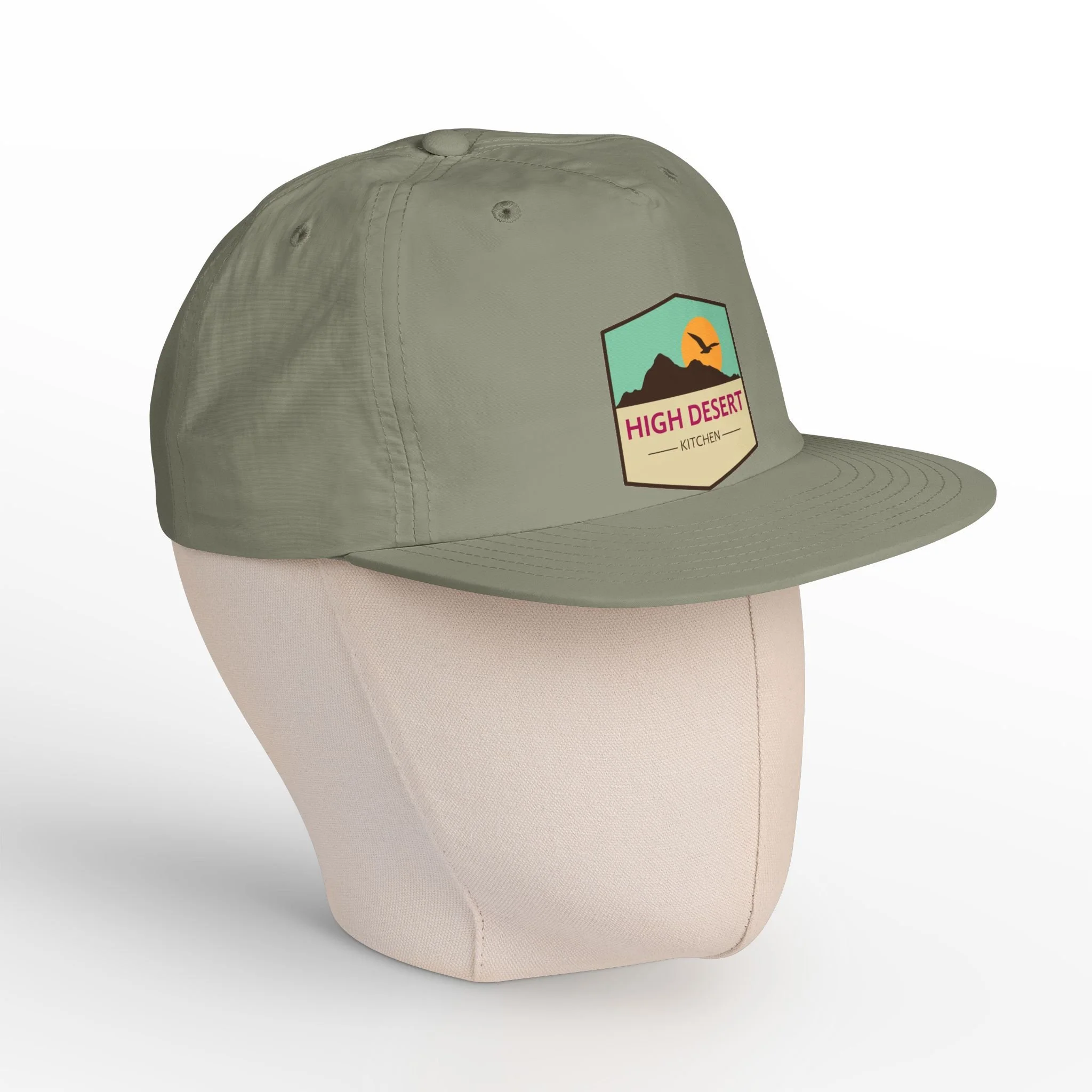 High Desert Kitchen Surf Cap — Logo Baseball Hat for Foodies & Outdoor Adventures