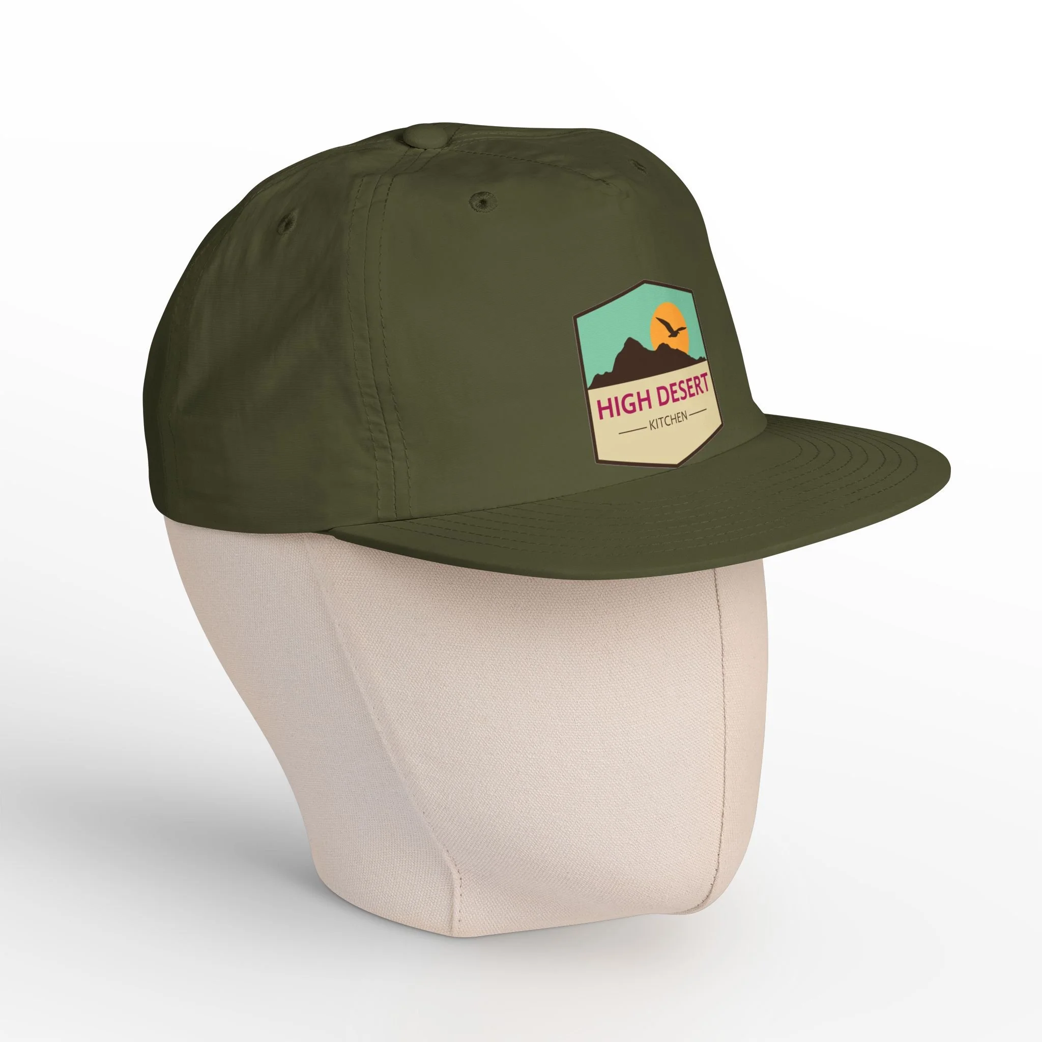 High Desert Kitchen Surf Cap — Logo Baseball Hat for Foodies & Outdoor Adventures