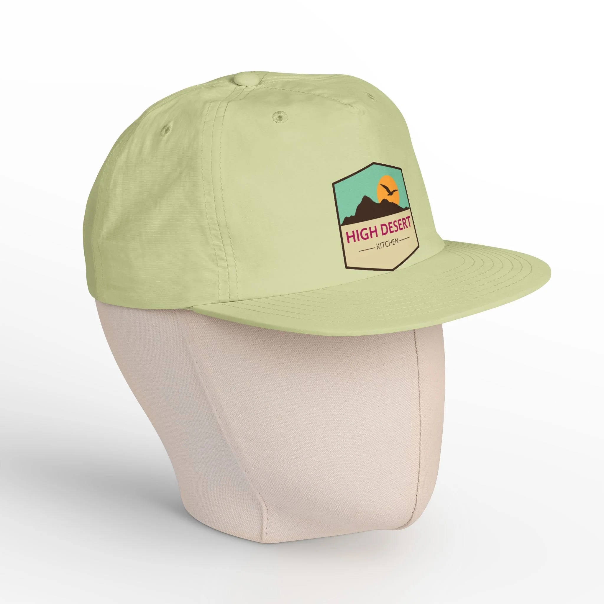 High Desert Kitchen Surf Cap — Logo Baseball Hat for Foodies & Outdoor Adventures