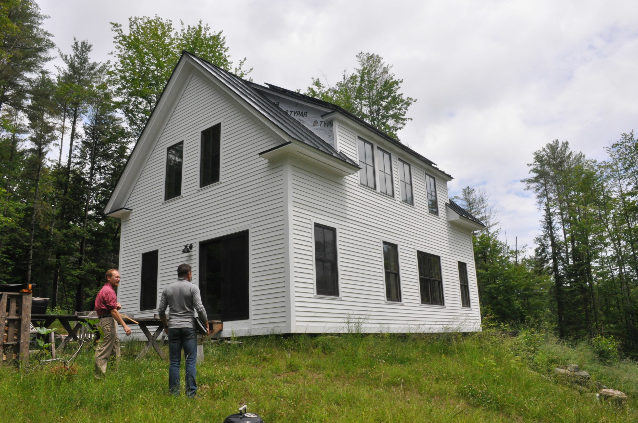 Owner Built Super-Insulated, timber frame cape in VT