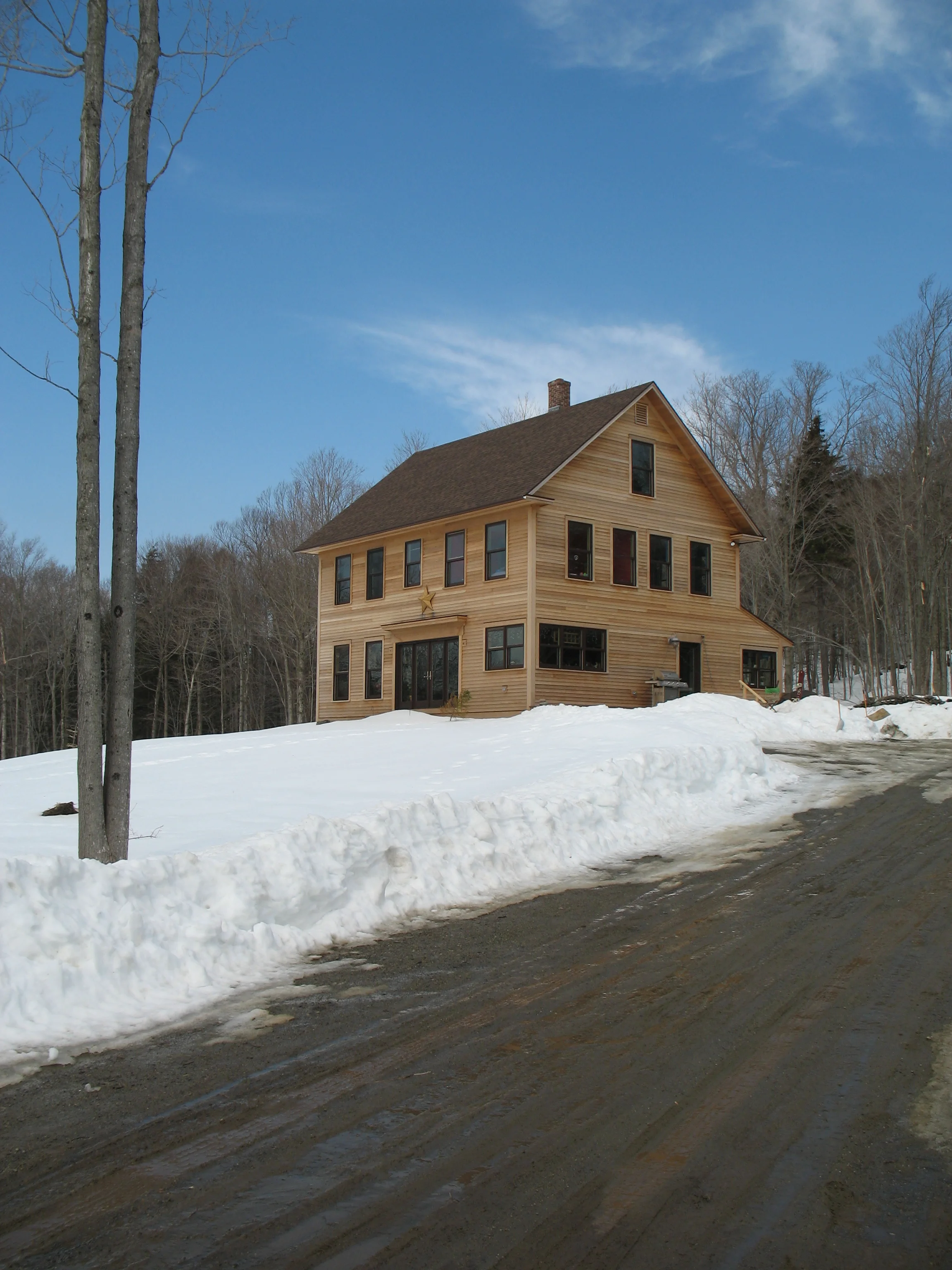 classic New England farmhouse