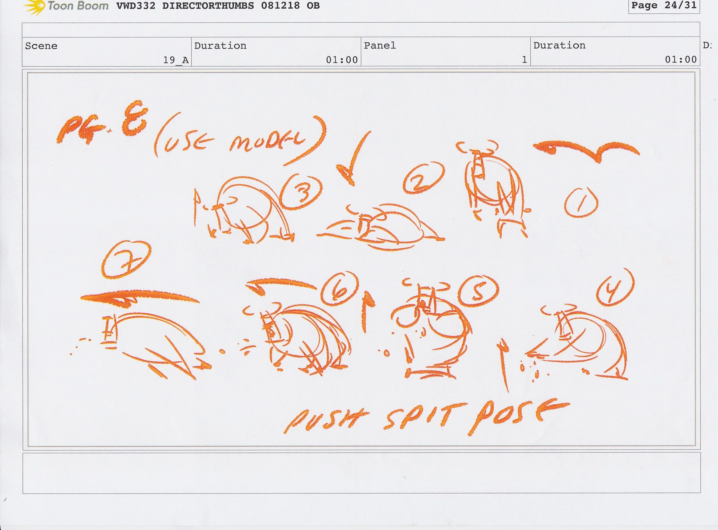 These are my Director thumbnails for various Valt the Wonder Deer episodes.