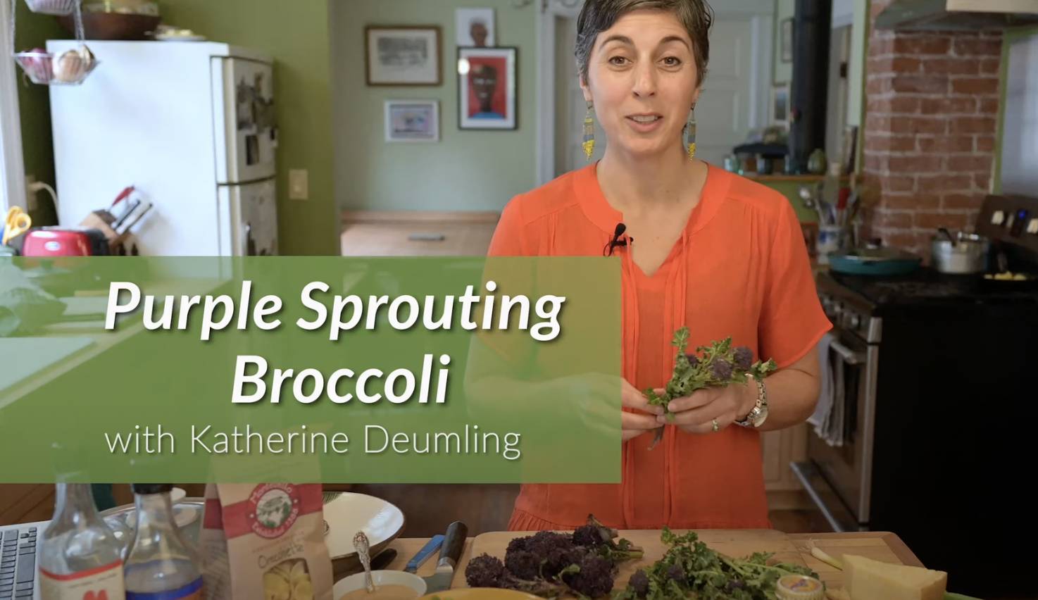 Purple Sprouting Broccoli Recipes with Katherine Deumling