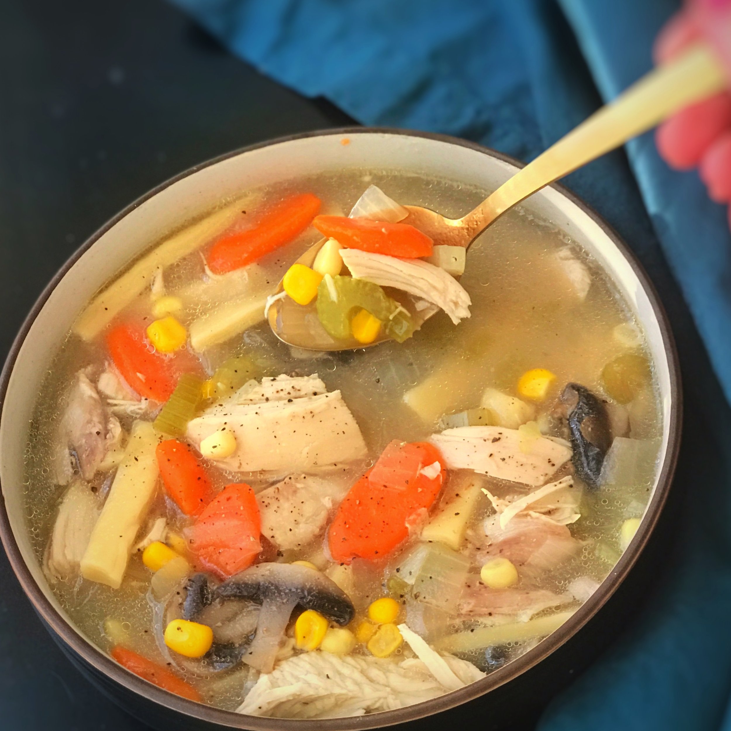 Mom's Chicken Noodle Soup — Home