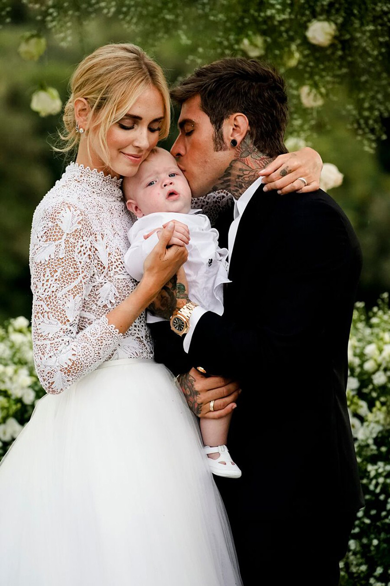 Boda de Chiara Ferragni y Fedez junto a su hijo Leo