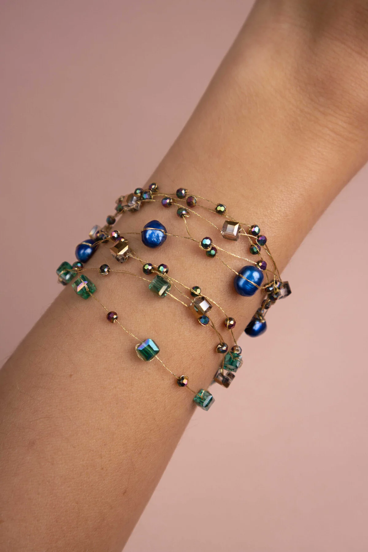 Pulseras de Perlas, Cristal y Piedras Naturales
