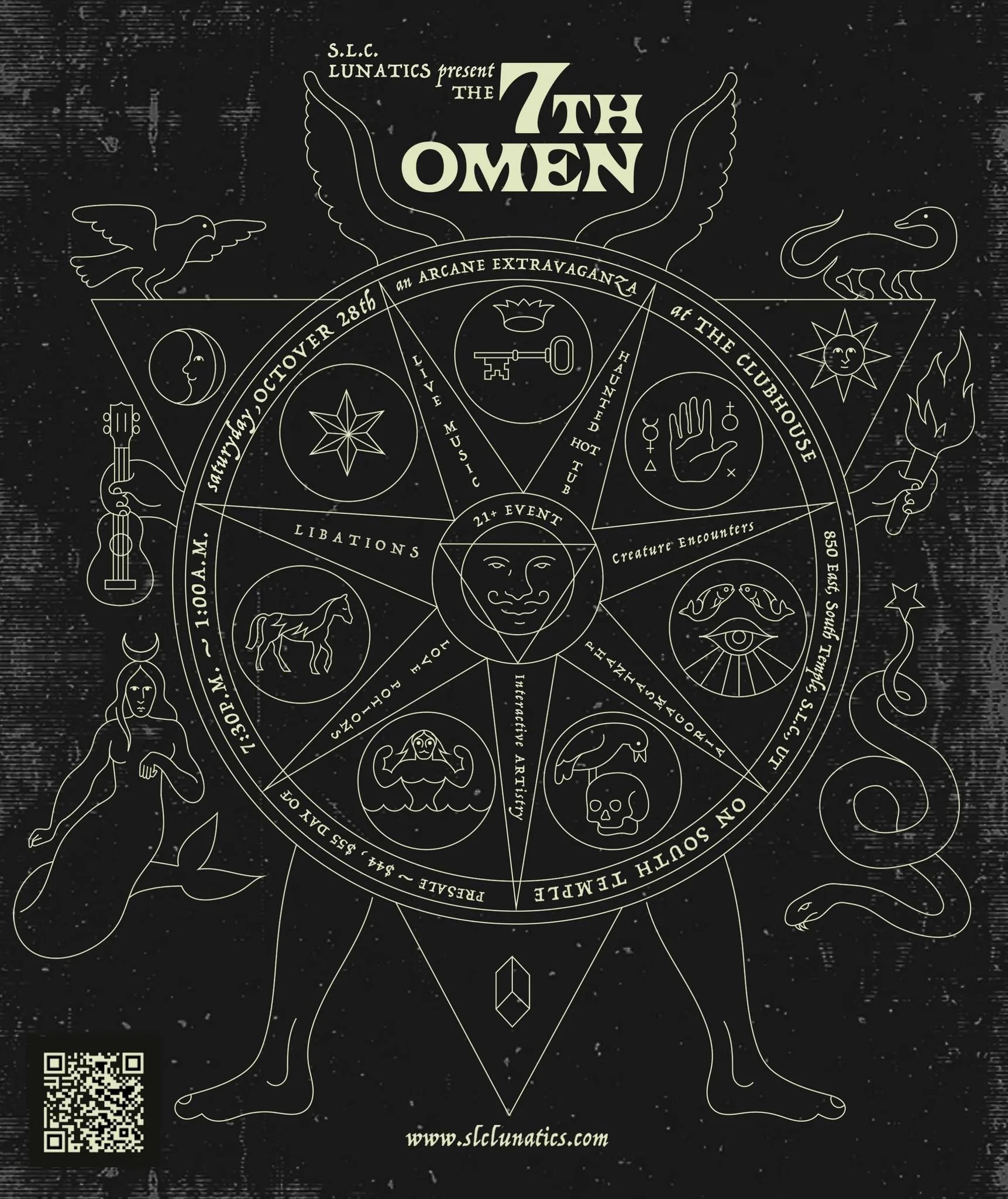 SLC Lunatics Presents: The 7th Omen (An Arcane Extravaganza)
