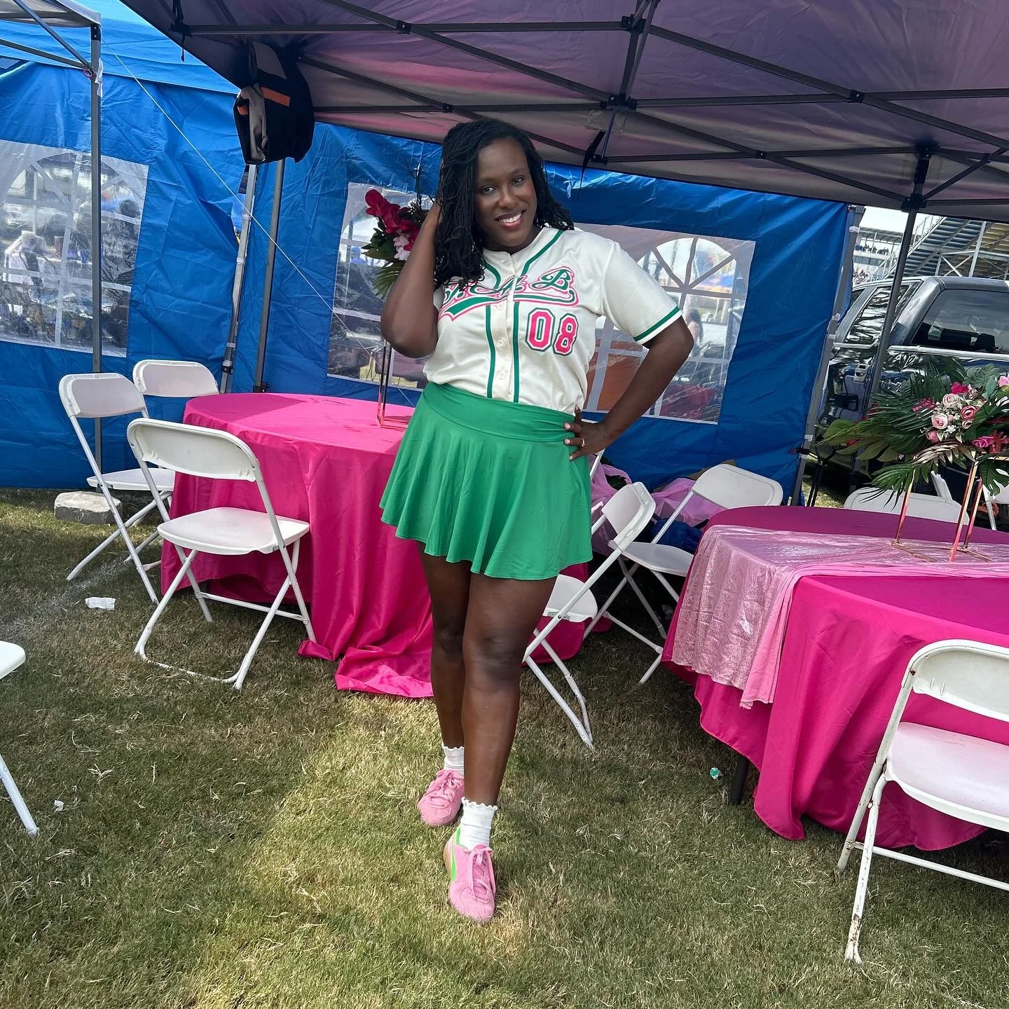 I felt cute yesterday 💕💚