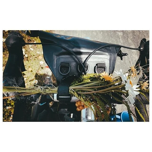 Pimped the bikes up with wild flowers before arriving to our homecoming party. |  28.06
.
.
.
#twobiketo #almosthome #pimpmybike #cycletour #finalrotations #bikewander
