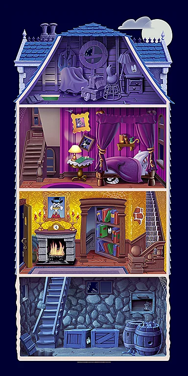 Disney Clue Jr. Gameboard