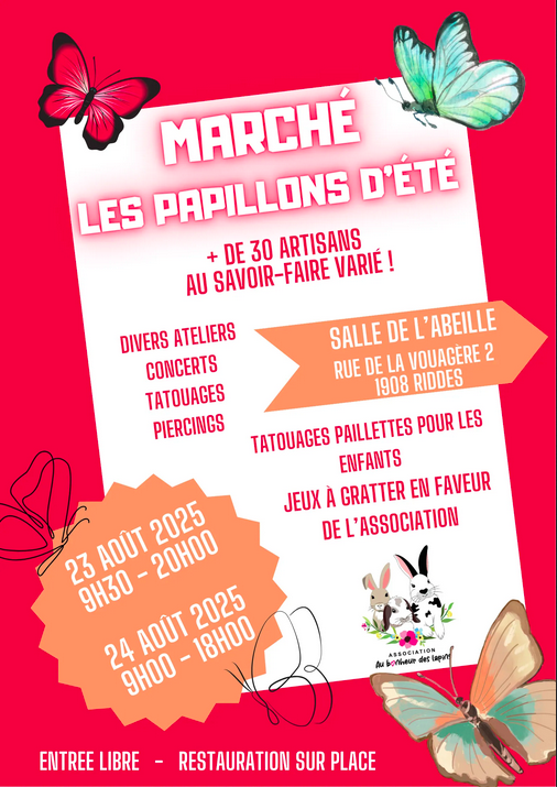 Marché “Les Papillons d’été”
