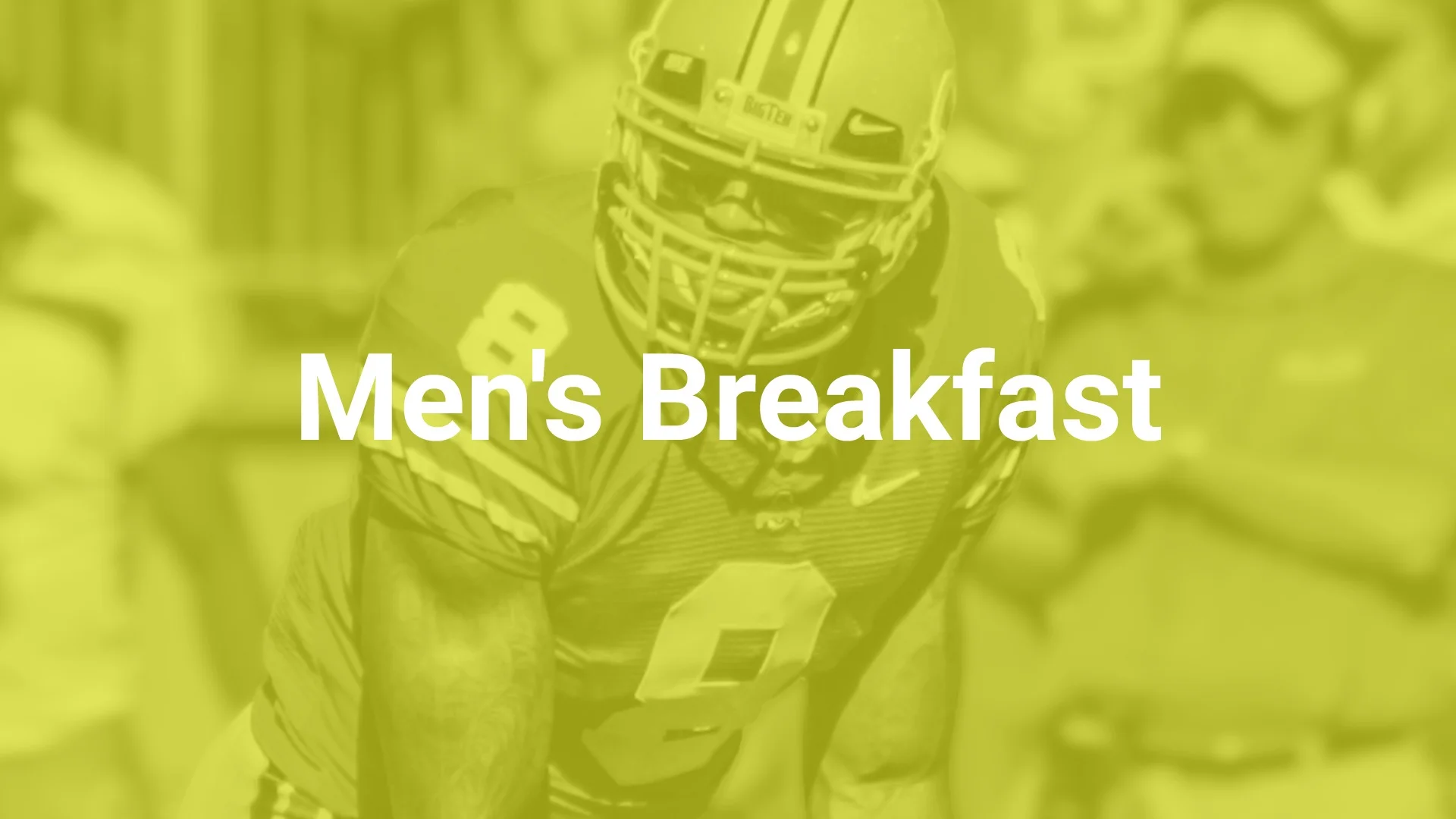 Men's Breakfast with Roy Hall