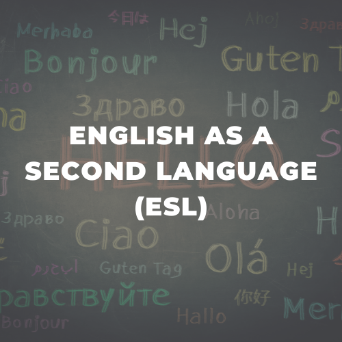 ESL (English as a Second Language) Class - SPRING SEMESTER