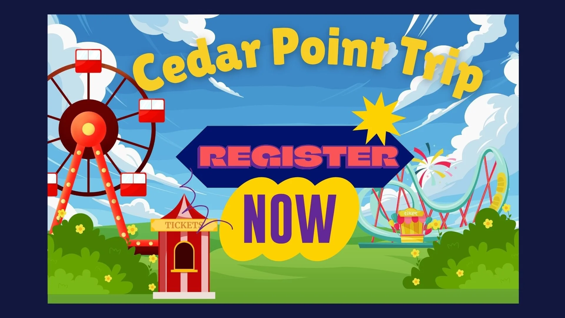 Student Ministry Cedar Point Trip