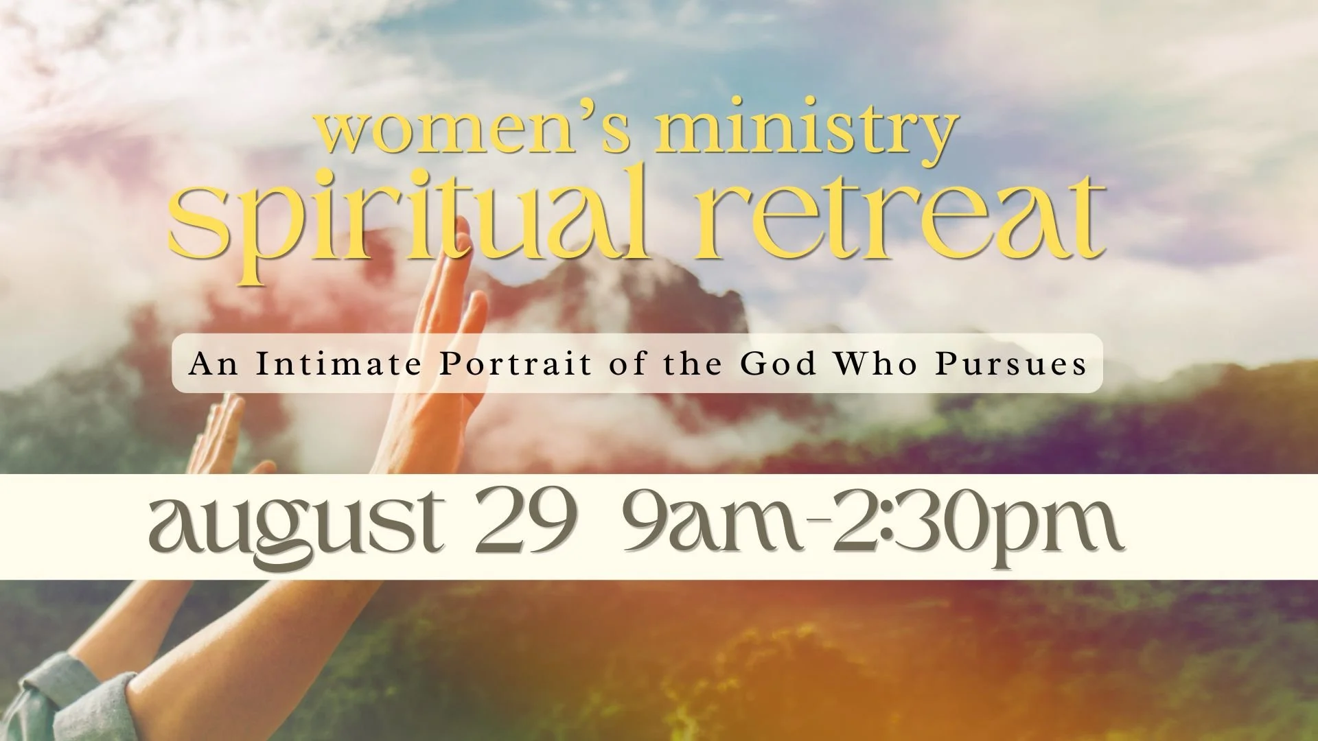 Women's Ministry Spiritual Retreat
