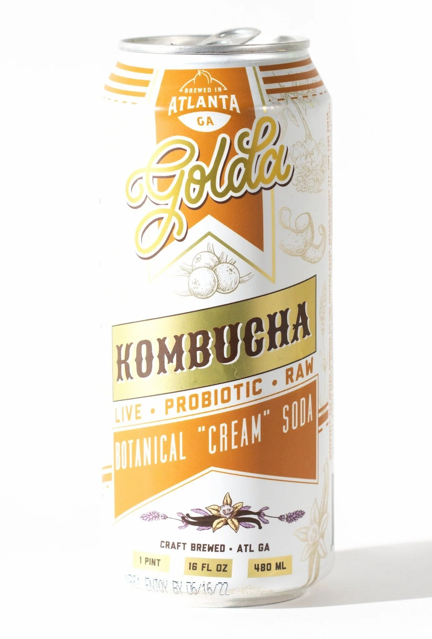 Botanical Cream Soda Golda Kombucha