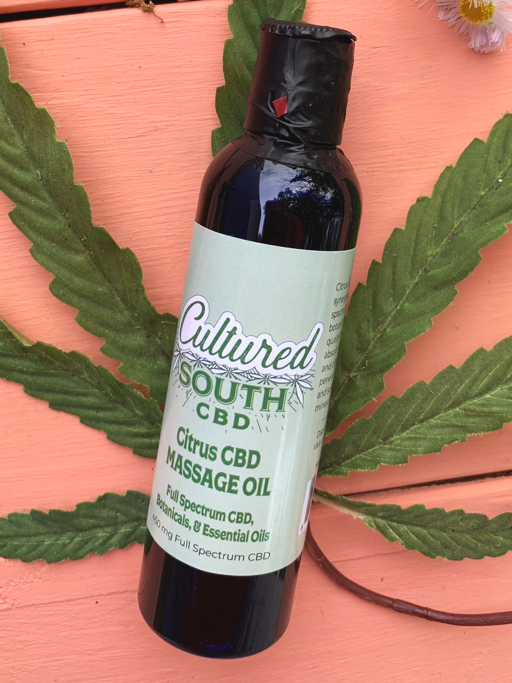 Citrus CBD Massage Oil - 4.5 oz — Cultured South