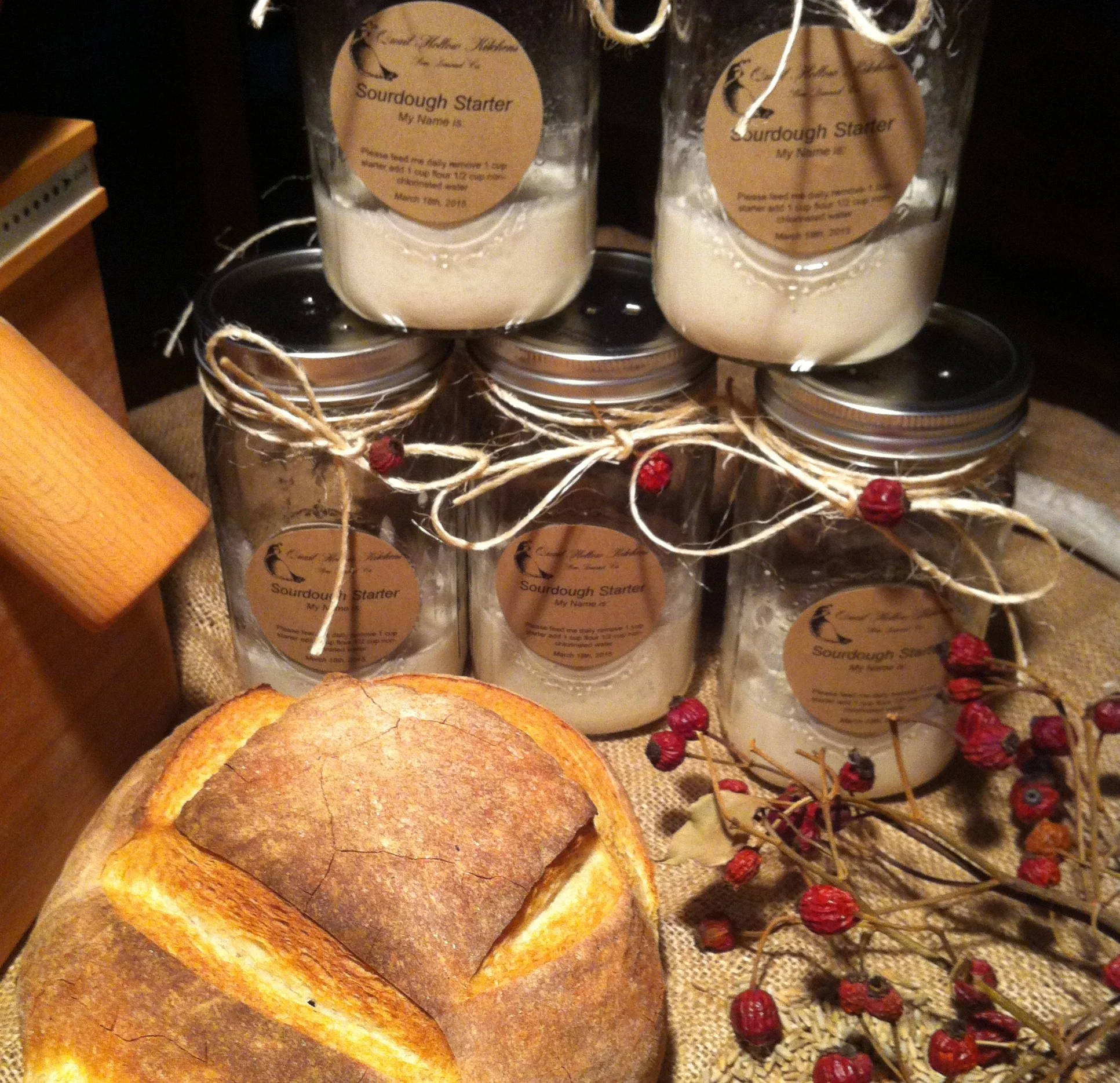 Two Free Community Demonstration Lacto-Fermented Hot Sauce and Sourdough Bread-Making