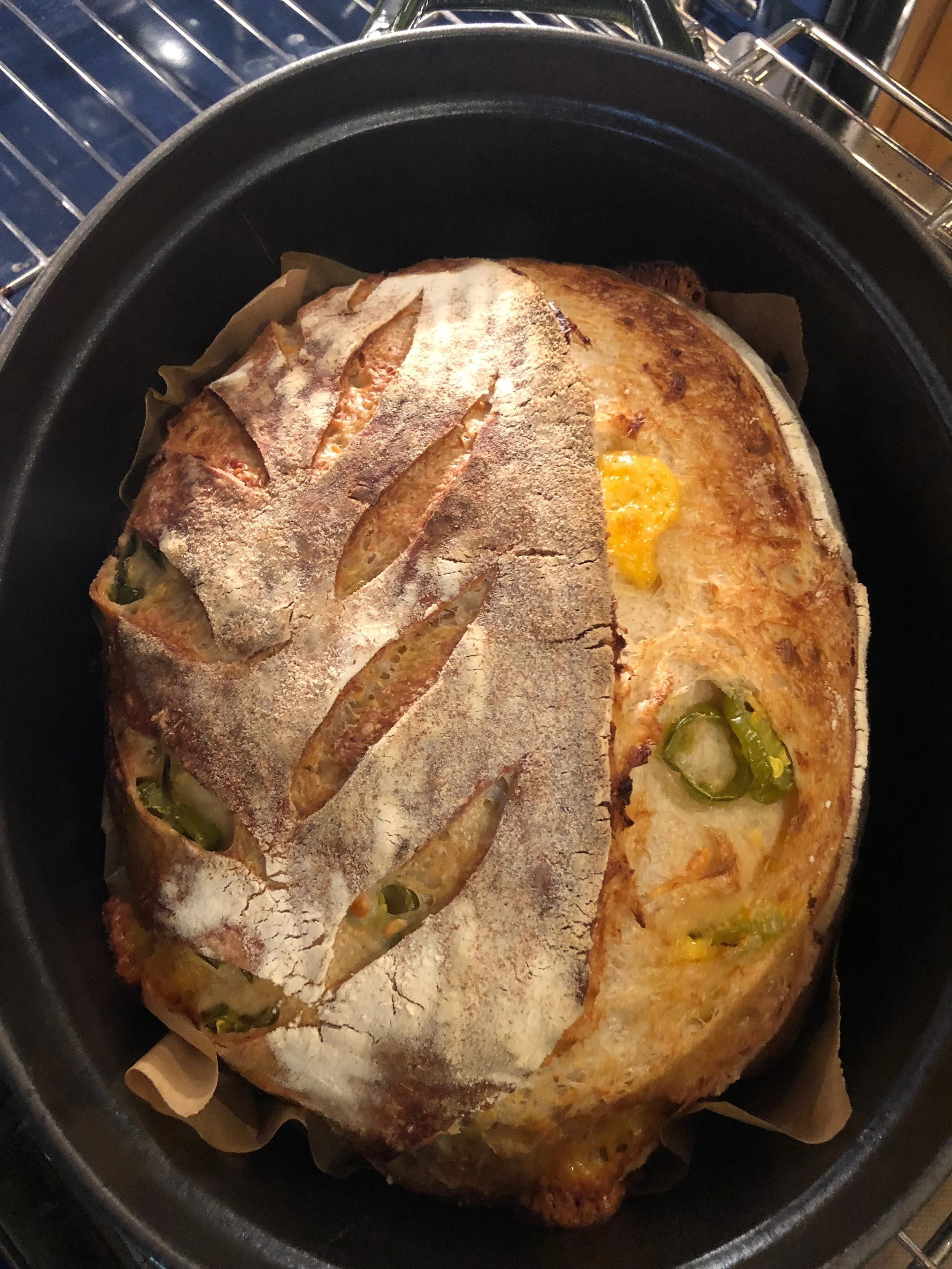 Cheddar Jalapeno Levain