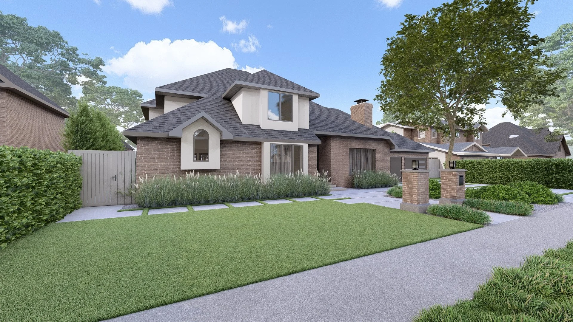 FRONT YARD LANDSCAPE DESIGN