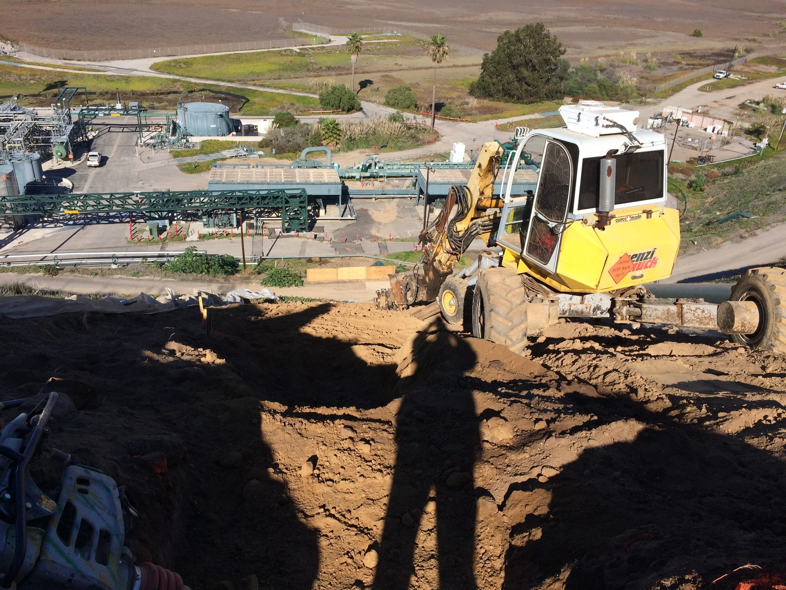 2014-2015 Slope Erosion Re compaction So Cal Gas Company Playa Vista CA.