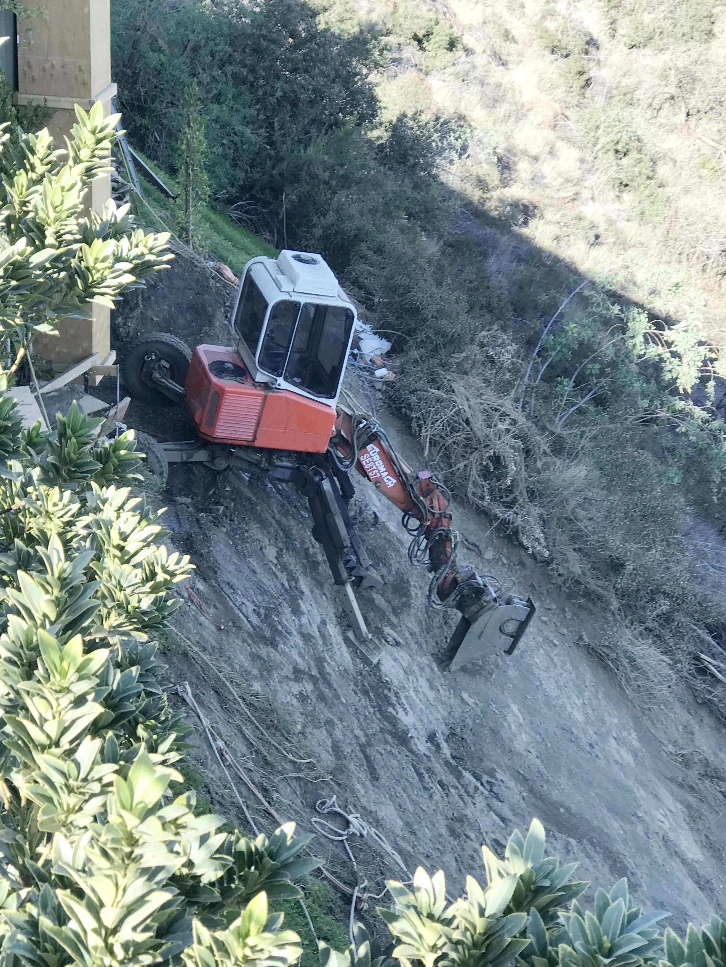 Land Slide Slope Replacement Southern California  2018