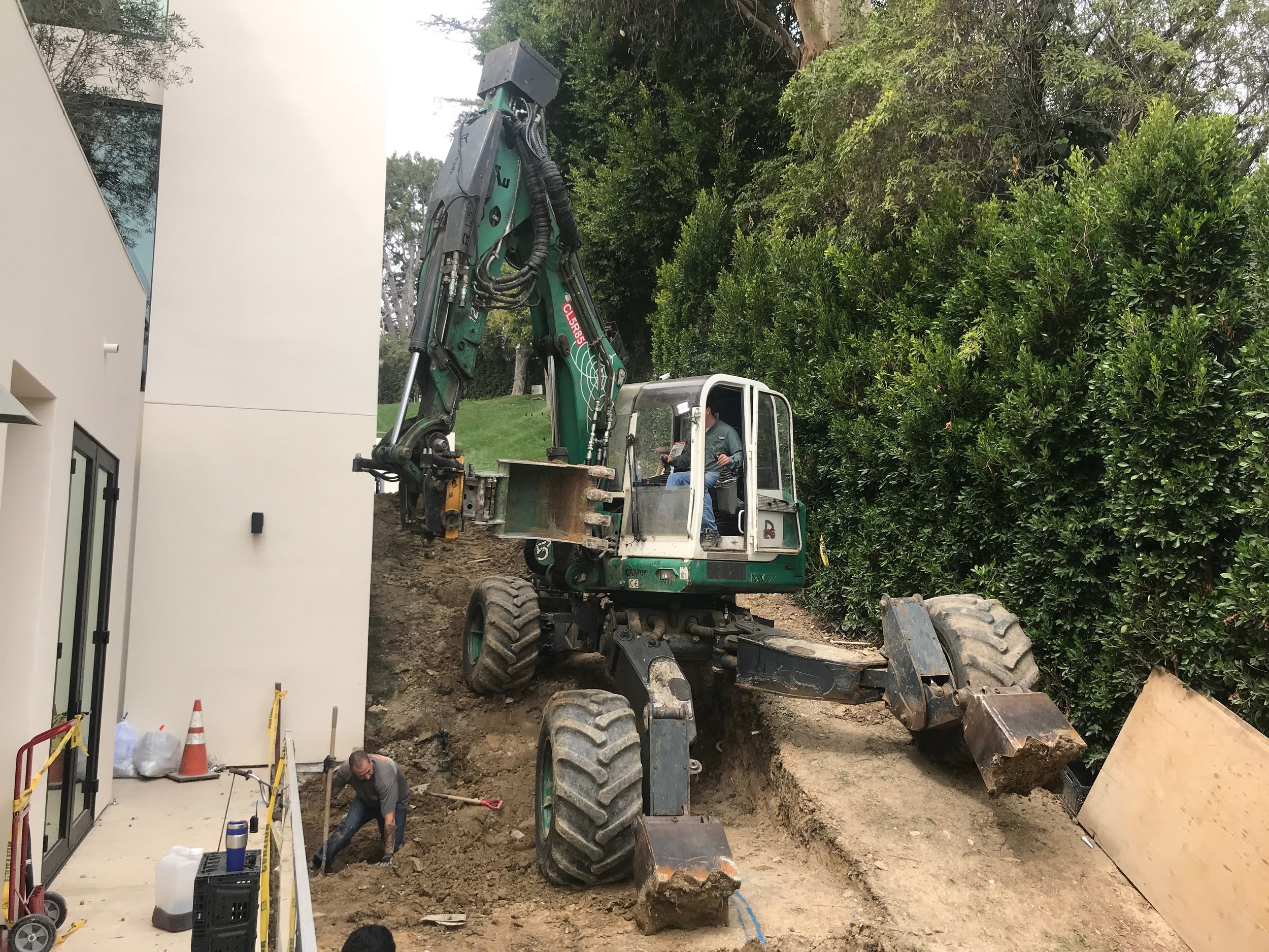 Bel Aire March 2018  Slope Terracing