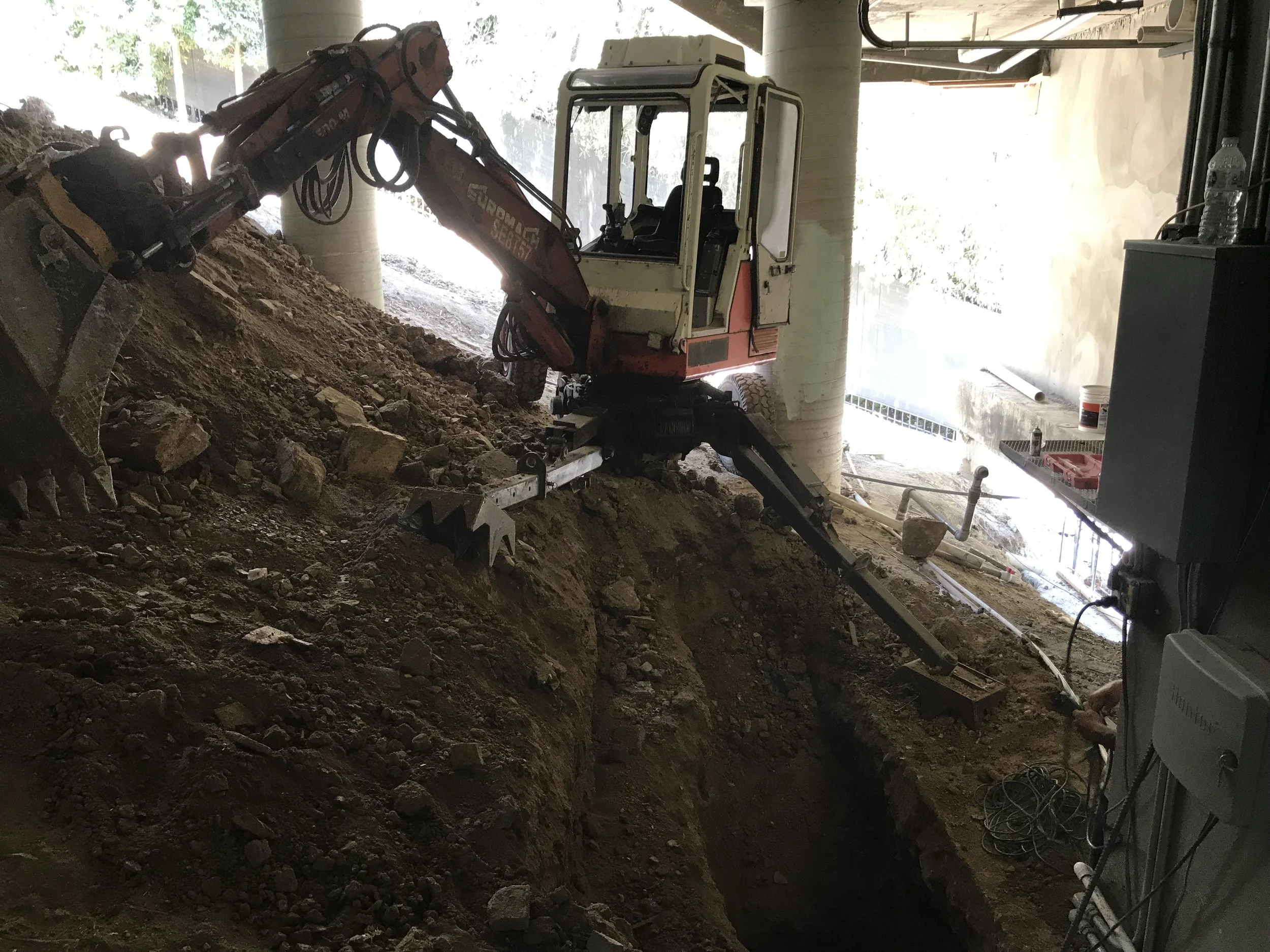  Bel Aire August 2018 footing reinforcement for home addition. 