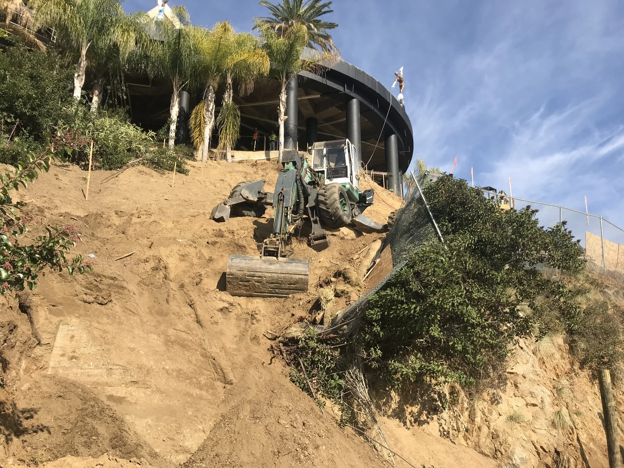 Hollywood CA December 2018 Slope Grading DG